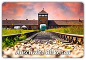 Magnesy - AUSCHWITZ BIRKENAU - Wartownia - Obóz - Oświęcim - Magnes na lodówkę - miniaturka - grafika 1