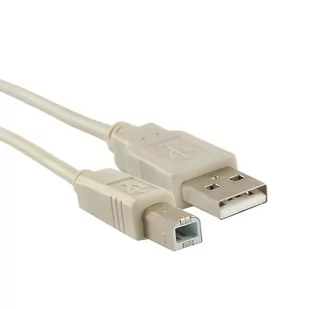 Qoltec Kabel USB Kabel USB 2.0 do drukarki A męski | B męski | 3m 5901878523217 - Kable komputerowe i do monitorów - miniaturka - grafika 1