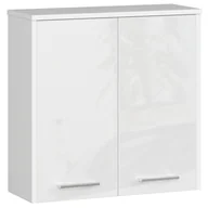 Szafki łazienkowe - Fabryka mebli akord SZAFKA WISZĄCA W 60cm FIN 2D BIAŁY POŁYSK OP0LŁAZBIA05POŁ - miniaturka - grafika 1