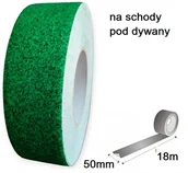 Taśmy klejące - Taśma antypoślizgowa MARMUR ZIELONA 50mm/18m / PAPER-TECH - miniaturka - grafika 1