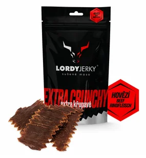 Lordy Jerky - Wołowina suszona naturalna, 100 g - Pasztet i przetwory mięsne - miniaturka - grafika 1