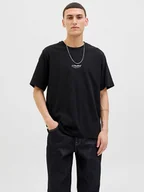 Koszulki męskie - Jack & Jones Koszulka "Jjesoho" w kolorze czarnym - miniaturka - grafika 1