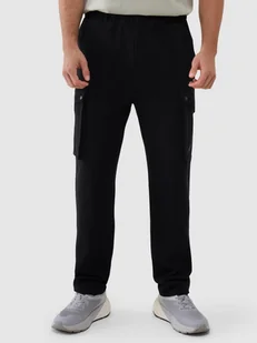 4F Spodnie męskie casual cargo 4FWSS25TTROM0990-20S Czarny Roz. S - Spodnie męskie - miniaturka - grafika 1