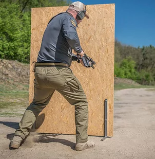 Helikon - Spodnie Hybrid Tactical Pants® - PolyCotton Ripstop - Shadow Grey - SP-HTP-PR-35 - Odzież taktyczna i umundurowanie - miniaturka - grafika 2