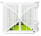 Firany - GOTOWA FIRANA WOAL 400x160 LAMÓWKA SALON KUCHNIA - miniaturka - grafika 1