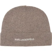 Czapki damskie - Karl Lagerfeld Czapka k/essential | z dodatkiem wełny i kaszmiru - miniaturka - grafika 1