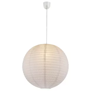 Globo Varys 16911 lampa wisząca zwis 1x60W E27 biała - Lampy sufitowe - miniaturka - grafika 1