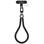 Pozostałe akcesoria do telefonów - Smycz do telefonu TECH-PROTECT C3S Rope Wrist Strap Czarny - miniaturka - grafika 1
