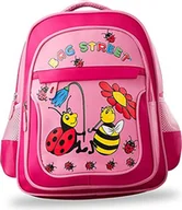 Torebki damskie - Torba Street syntetyczny plecak sportowy dla dzieci różowy 35x16x26 cm D2OTJ611P - miniaturka - grafika 1