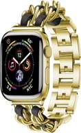 Akcesoria do smartwatchy - Bransoleta Stalowa pasek do Apple Watch 42 44 45mm - miniaturka - grafika 1
