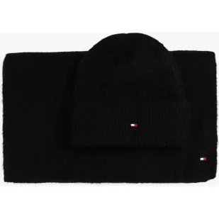 Tommy Hilfiger Szal + czapka z dodatkiem wełny - Czapki damskie - miniaturka - grafika 1