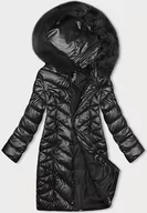 Kurtki damskie - Pikowana zimowa kurtka damska J Style czarna (16M9100-392) - J STYLE - miniaturka - grafika 1