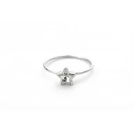 Pierścionki - Pierścionek Kryształek Swarovski Stal Platerowana Białym Złotem Pst458, Rozmiar Pierścionków: Us6 Eu11 - miniaturka - grafika 1