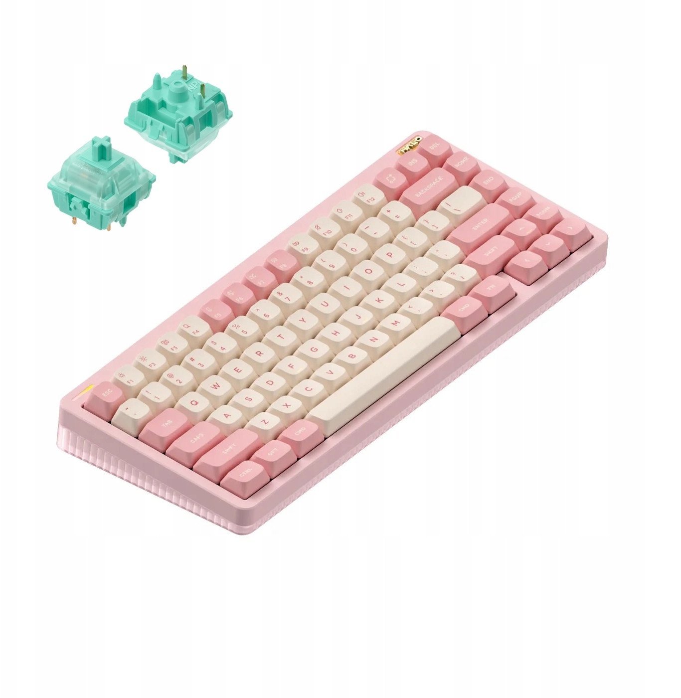 Nuphy - Halo75 v2 Wireless Mechanical Keyboard - Bezprzewodowa Klawiatura Mechaniczna Sakura Fizz Mint