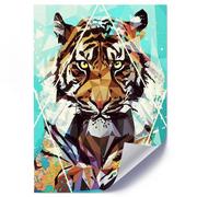Plakaty - Plakat FEEBY Malowany tygrys, 70x100 cm - miniaturka - grafika 1