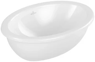 Villeroy & Boch Loop & Friends Umywalka wpuszczana w blat 50,5x36 cm z przelewem weiss alpin 4A610001 - Umywalki - miniaturka - grafika 1