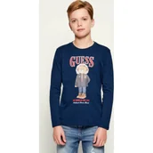 Koszulki dla chłopców - Guess Longsleeve | Regular Fit - miniaturka - grafika 1