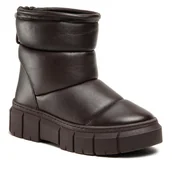 Botki damskie - Botki Lasocki EST-DARIA-05 Brązowy - miniaturka - grafika 1