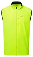 Bluzy sportowe męskie - RONHILL Kamizelka biegowa męska CORE GILET fluo yellow - miniaturka - grafika 1