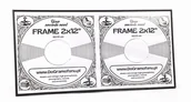 Inne akcesoria audio-wideo - Ramka na podwójną płytę winylową 2x 12"ALU - miniaturka - grafika 1