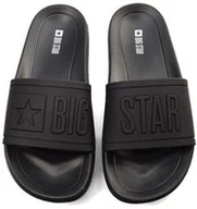 Klapki i japonki damskie - Klapki damskie Big Star DD274A271 czarne - miniaturka - grafika 1