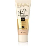 Podkłady do twarzy - Eveline Satin Matt podkład 4w1104 103 Natural 30ml - miniaturka - grafika 1