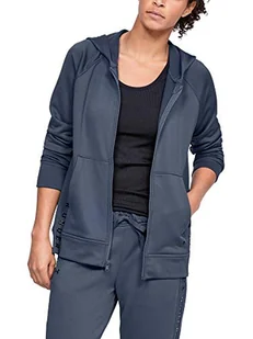 Under Armour koszulka damska Tech Terry Fz z długim rękawem Downpour Gray/Black/Black (044) XS 1344487-044-X-Small - Koszulki i topy damskie - miniaturka - grafika 1
