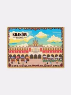 Magnesy - Magnes Pamiątkowy Kraków Sukiennice - gadżety - miniaturka - grafika 1