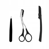 Akcesoria do paznokci - Deni Carte Zestaw do brwi czarny - miniaturka - grafika 1