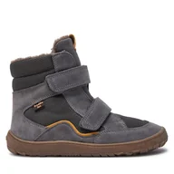 Buty dla dziewczynek - Kozaki Froddo Barefoot Tex Winter G3160233-3 S Szary - miniaturka - grafika 1