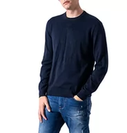 Bluzy męskie - Armani Exchange Bluza męska, Niebieski (granatowy 1510), L - miniaturka - grafika 1