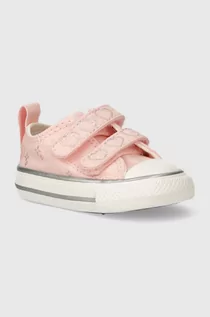 Buty dla dziewczynek - Converse tenisówki dziecięce kolor różowy - grafika 1