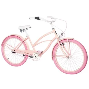 Plumbike Rower miejski La Donna Kim 3B 26 cali damski Różowy Raty - Rowery - miniaturka - grafika 1