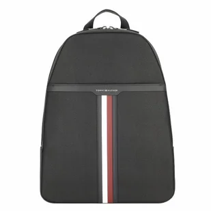 Tommy Hilfiger TH Coated Canvas Plecak Komora na laptopa black - Torby na laptopy - miniaturka - grafika 1