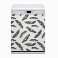 Dekoracje domu - Osłona Bluedecor Magnes na zmywarkę Pióra w stylu Boho 60x80 - miniaturka - grafika 1