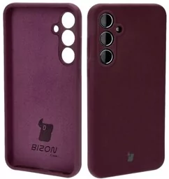 Bizon Etui silikonowe Soft Case do Galaxy A55 5G, ciemnofioletowe - Etui i futerały do telefonów - miniaturka - grafika 1