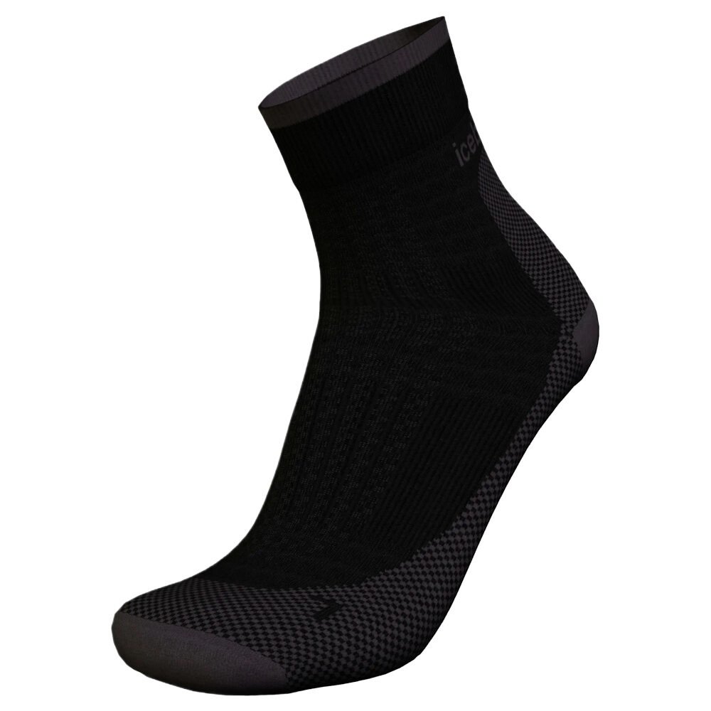 Skarpety męskie Icebreaker Hike+ Ultralight Quarter Black/Obsidian S