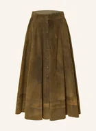 Spódnice - Meindl Spódnica Skórzana W Stylu Ludowym Daisy braun - miniaturka - grafika 1