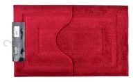 Dywaniki łazienkowe - ZAC Komplet 2 Dywaników Łazienkowych 50x40/50x80cm czerwony - miniaturka - grafika 1