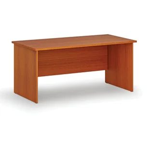 Biurko proste PRIMO WOOD, 1600 x 800 mm, czereśnia - Biurka - miniaturka - grafika 1