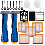 Akcesoria do odkurzaczy - Części zamienne do Shark AI AV2501 2400WD RV2502AE RV2520 RV2510 AV2511AE RV2610 Ur2500sr ur250beous Zestaw akcesoriów z głównymi filtrami szczotkowymi Pianka/główny filtr zamiatający szczotki boczne - miniaturka - grafika 1