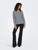 Koszulki i topy damskie - JDY Koszulka w kolorze biało-granatowym - miniaturka - grafika 1