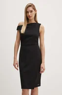 Sukienki - Calvin Klein sukienka kolor czarny mini prosta K20K207180 - miniaturka - grafika 1