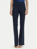 Spodnie damskie - Rinascimento Spodnie materiałowe CFC0127876003 Granatowy Slim Fit - miniaturka - grafika 1