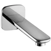 Wylewki do baterii - Omnires Wylewka dolna naścienna mosiężna Hudson Z23 - miniaturka - grafika 1