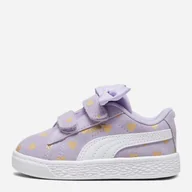 Buty dla chłopców - Tenisówki dziecięce dla dziewczynki na rzepy Puma 389615-04 27 Fioletowe (4099683395042) - miniaturka - grafika 1