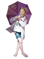 Rajstopy - Rajstopy dziecięce mikrofibra gładkie jasnoróżowe 50 DEN 128-134 YOCLUB - miniaturka - grafika 1