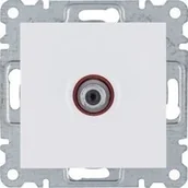 Gniazdka elektryczne - Hager Polo LUMINA2 Gniazdo pojedyncze SAT dla instalacji indywidualnych biały WL3230 WL3230 - miniaturka - grafika 1