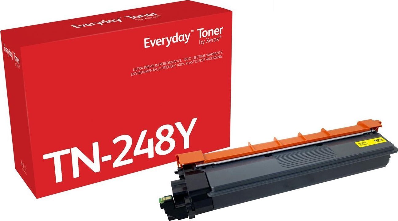 Toner Xerox Everyday - Gelb - kompatibel - Box - Tonerpatrone Alternative zu: Brother TN248Y - Green World Alliance Ruckgabeprogramm - fur Brother DCP-L3520, L3560, HL-L3240, L8230, L8240, MFC-L3740, L3760, L8340, L8390