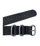 Akcesoria do zegarków - PASEK TEKLA N1A 22MM NATO CZARNY TAŚMA PARCIANA - SALON W KRAKOWIE - miniaturka - grafika 1